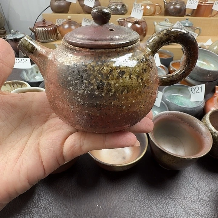 手工手作柴烧小壶
