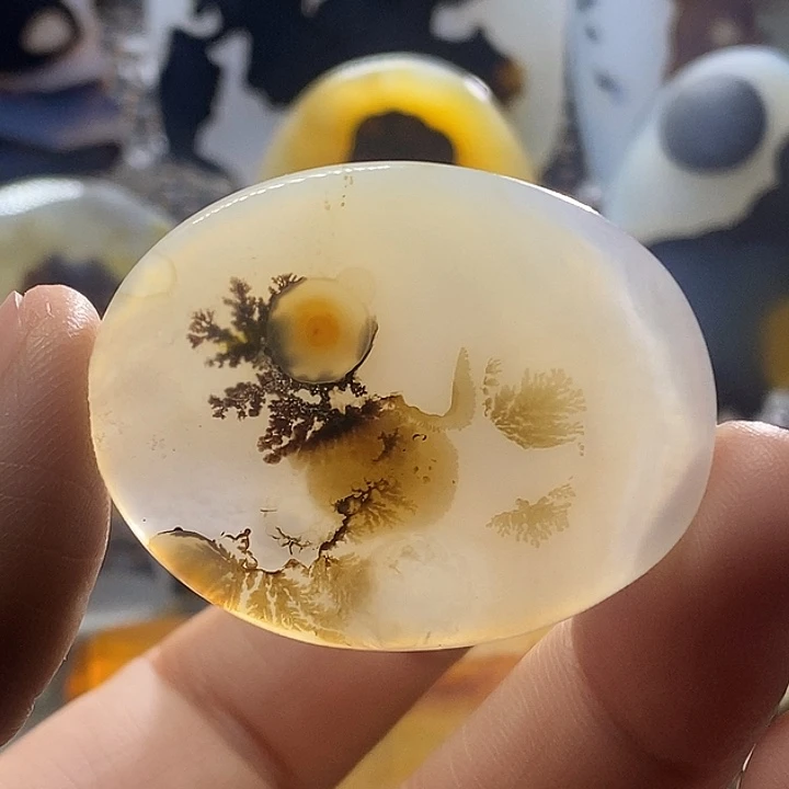 未镶嵌颈饰玛瑙/玉髓水**色