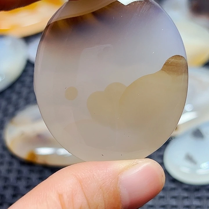未镶嵌玛瑙/玉髓珠宝半成品