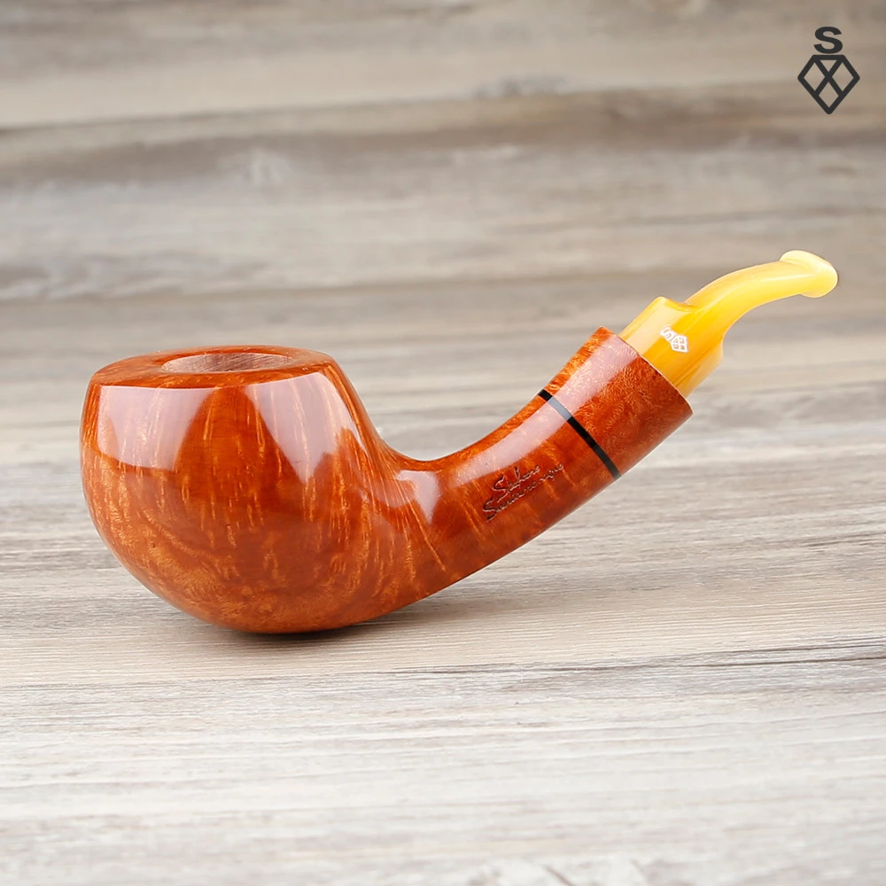 玲珑烟斗行意大利stefano史蒂芬手工石楠木烟斗礼物自由式