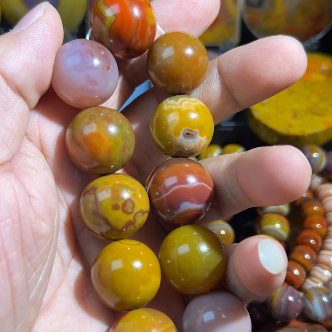 祥***9玛瑙/玉髓合金颈饰