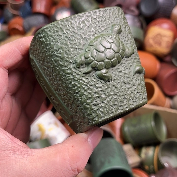 紫砂茶杯全手工紫砂主人杯