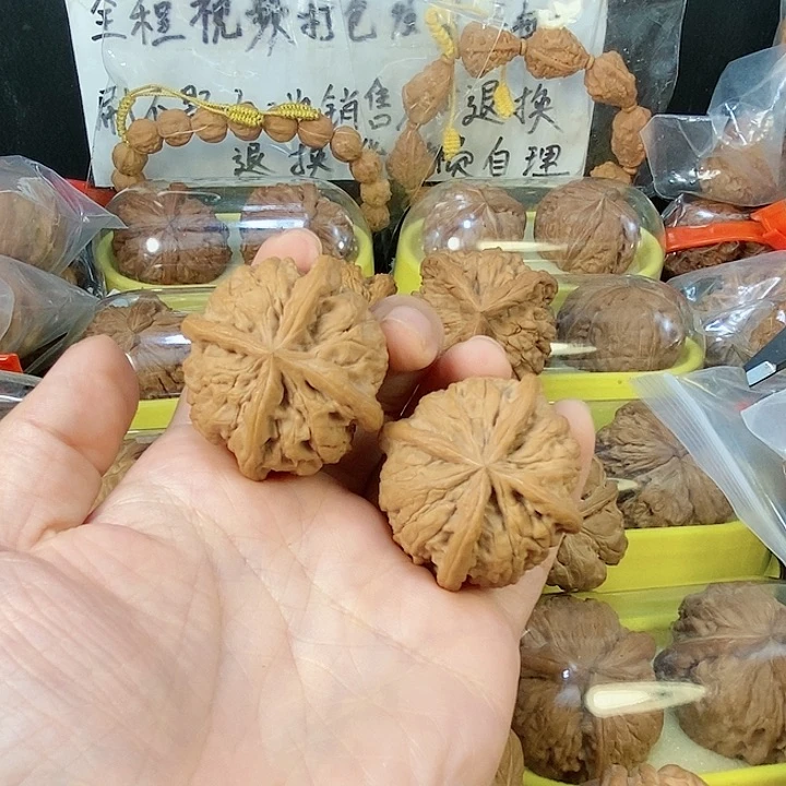 吊坠文玩核桃雨花石38