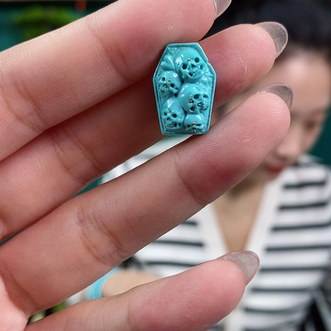 绿松石珠宝奇石未镶嵌