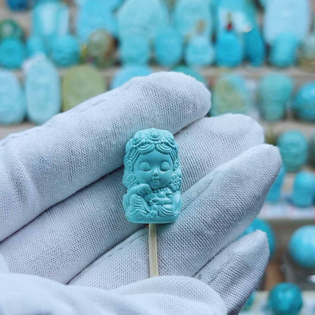 绿松石未镶嵌珠宝奇石