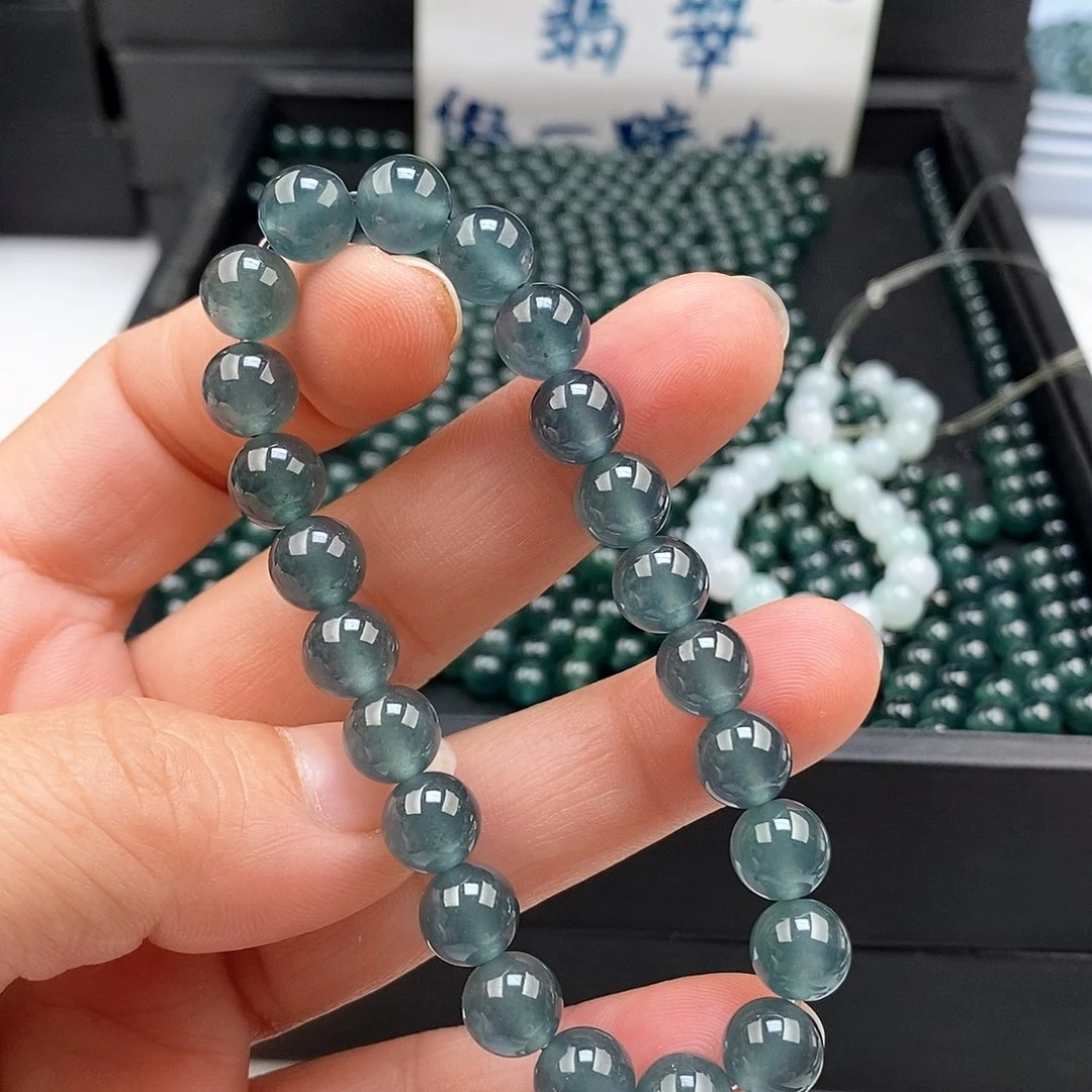 3***.翡翠未镶嵌手链翡翠手串