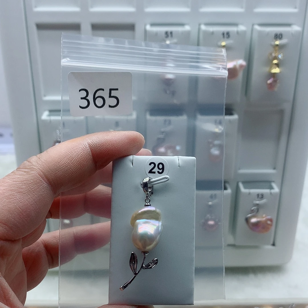 吊坠(不含链)淡水珍珠合金