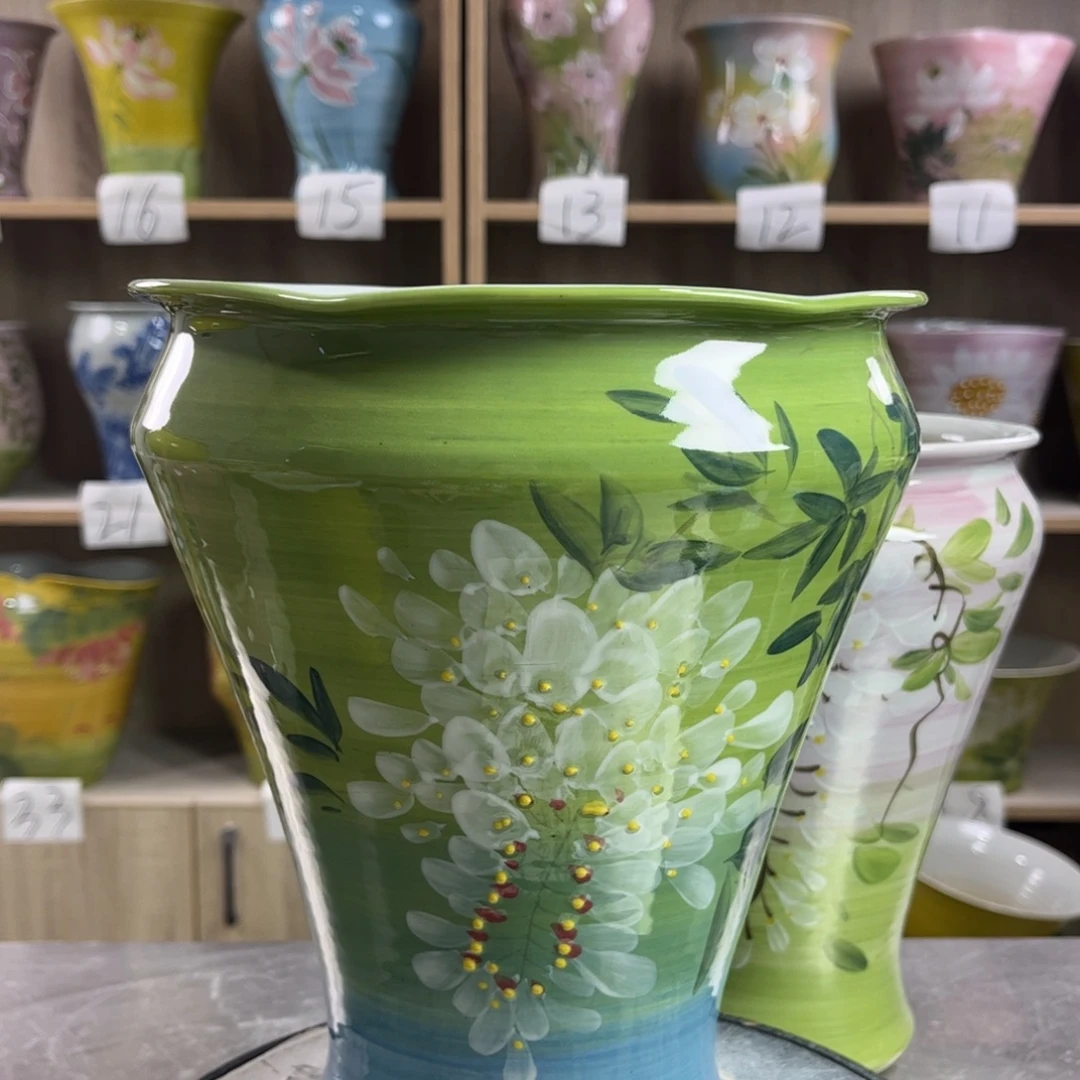 景德镇陶瓷花盆花盆