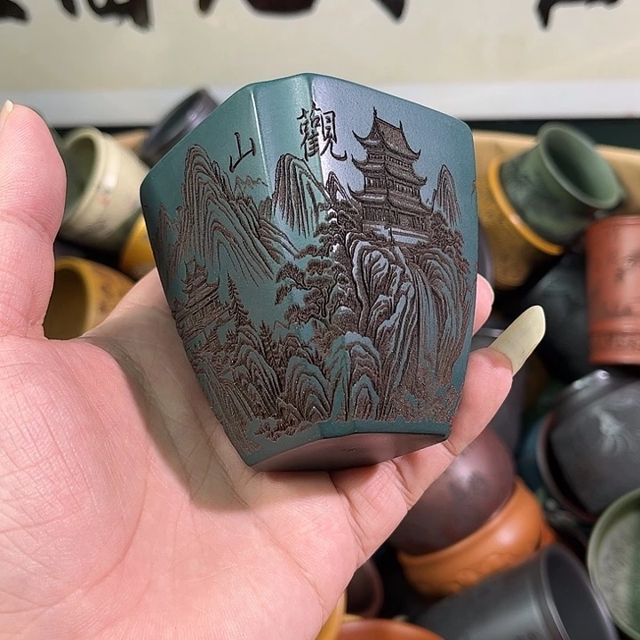 茶杯紫砂全手工紫砂主人杯