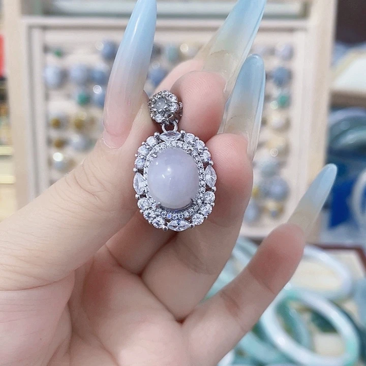 颈饰未镶嵌翡翠天然翡翠Ａ货