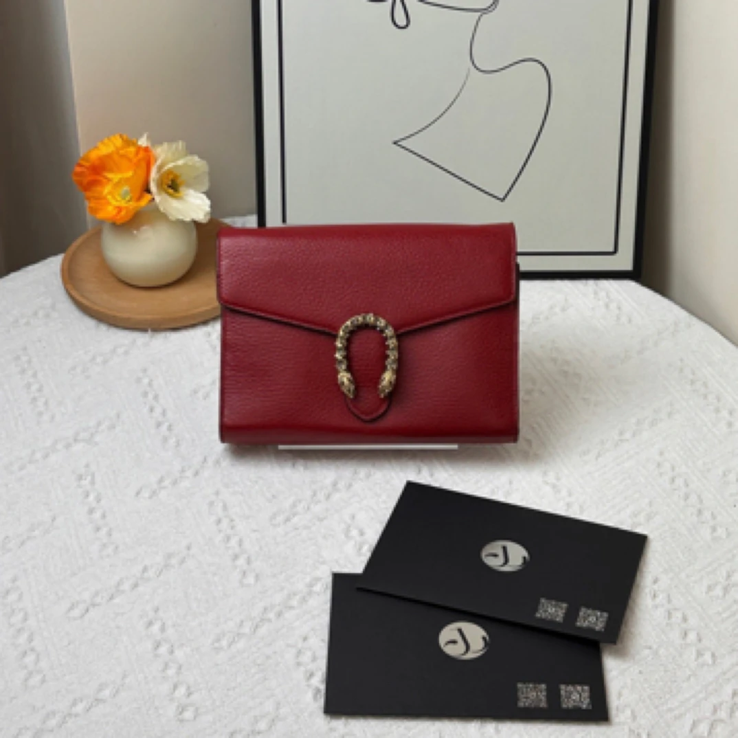 95新 GUCCI/古驰 酒神红色woc/JW5231