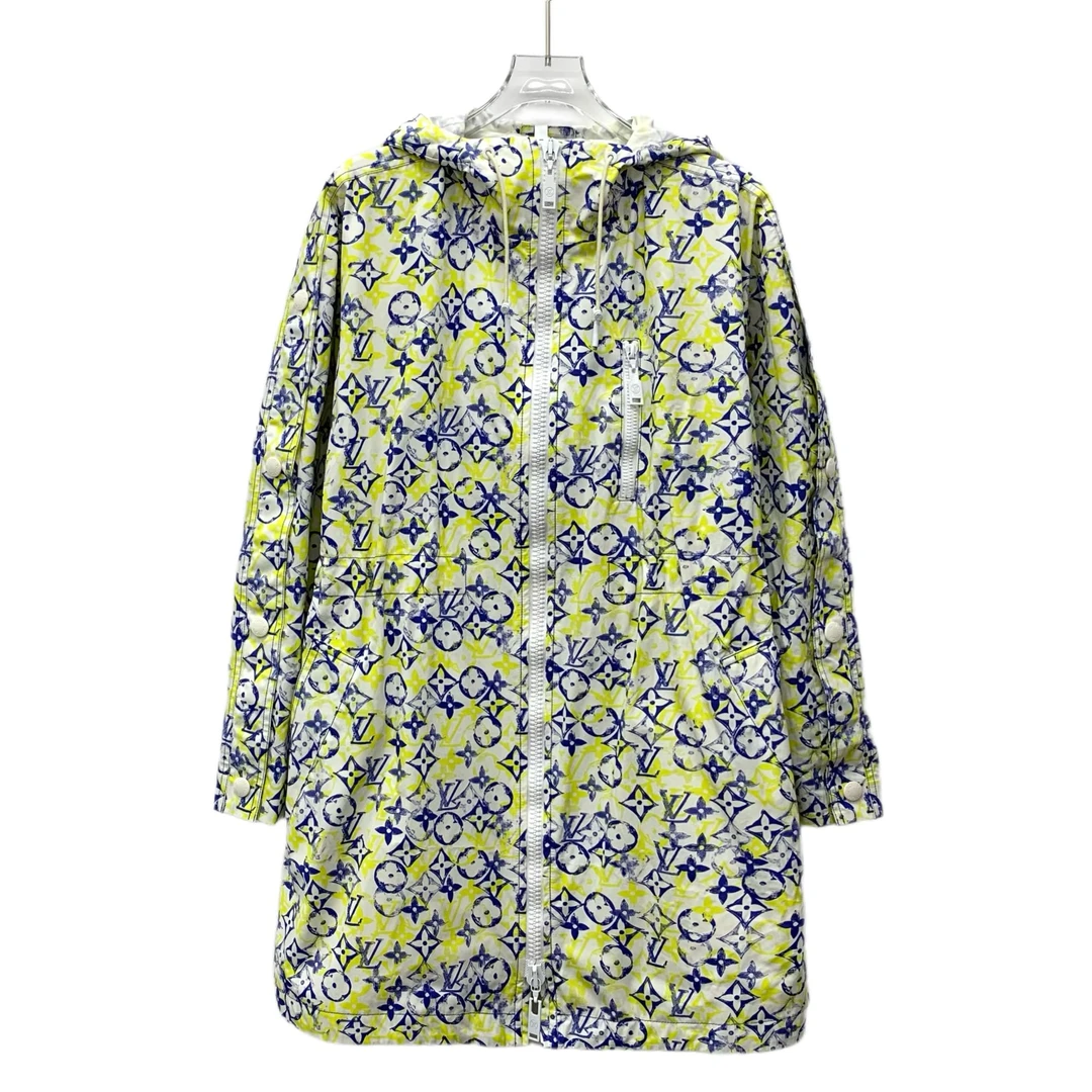 99新 LouisVuitton/路易威登 DM0430 拼色logo袖冲锋衣 36 XS码