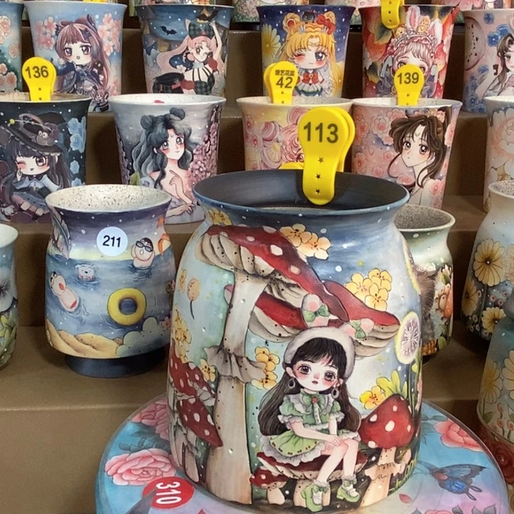 景德镇精品js美盆12.5/17