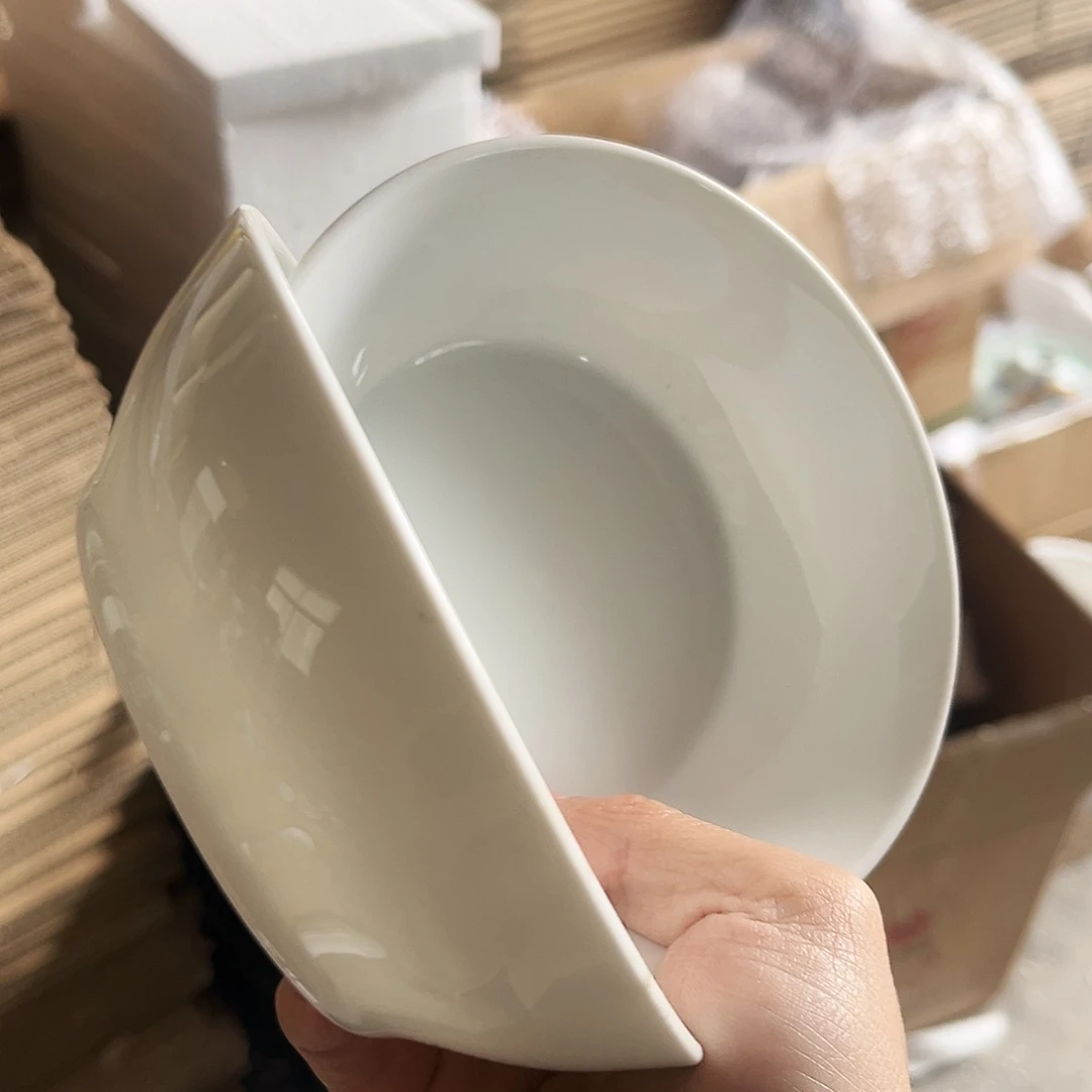 碗5寸深窝碗两个陶瓷陶瓷