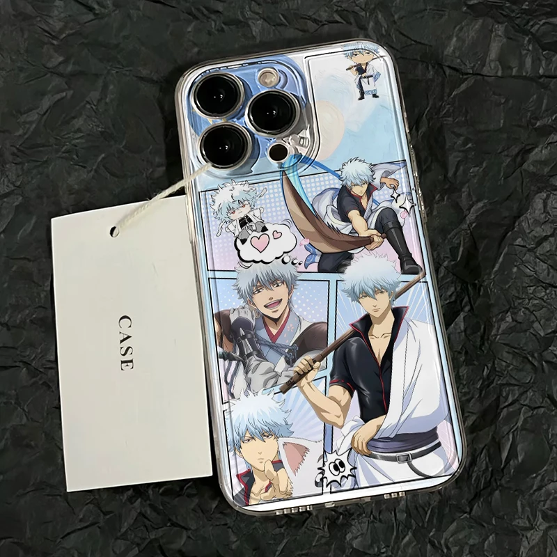 爱心坂田银时苹果16手机壳小米华为三星OPPO适用vivo魅族iQOO真我