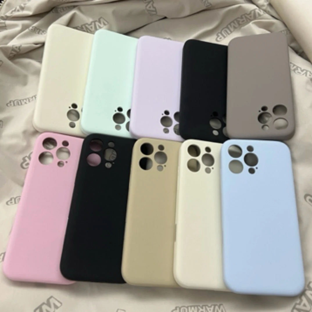 纯色简约适用iPhone16promax苹果15/14/13手机软壳