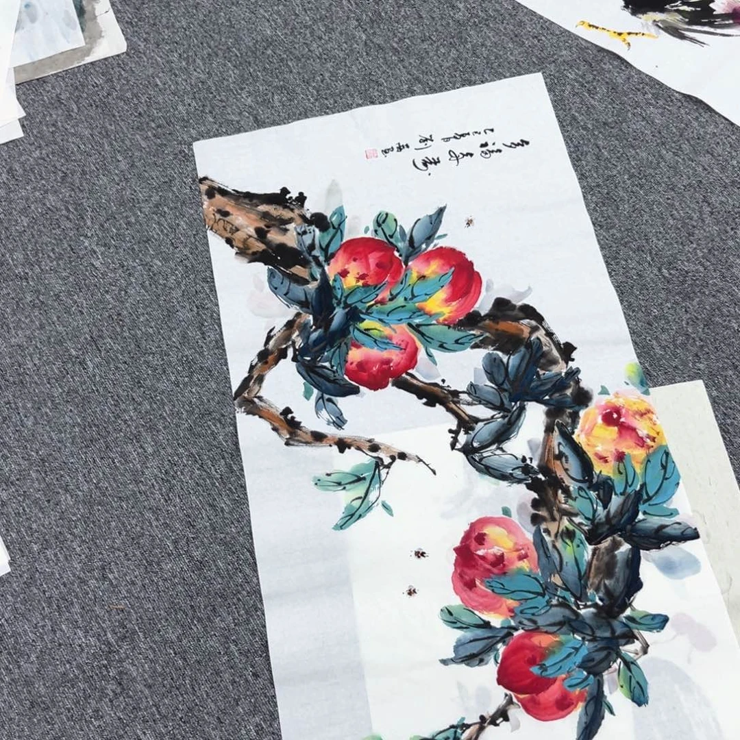 国画国画作品多次在国内外