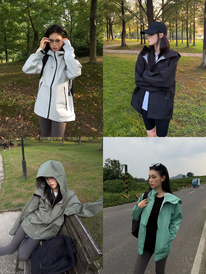 019 真冲锋衣 机能户外硬壳冲锋衣男女秋季新款情侣防风登山服外