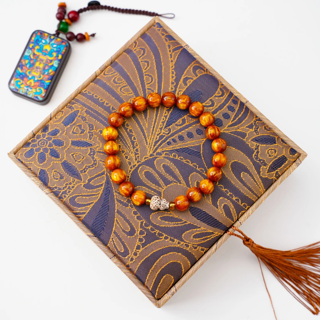 手链 MX092金丝海柳+葫芦