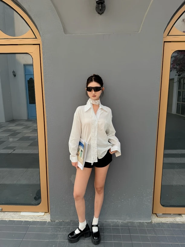 百变款｜可知性可辣妹的蕾丝假领衬衫