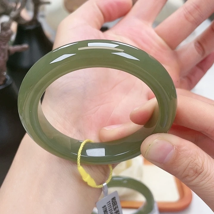 和田玉手镯55未镶嵌