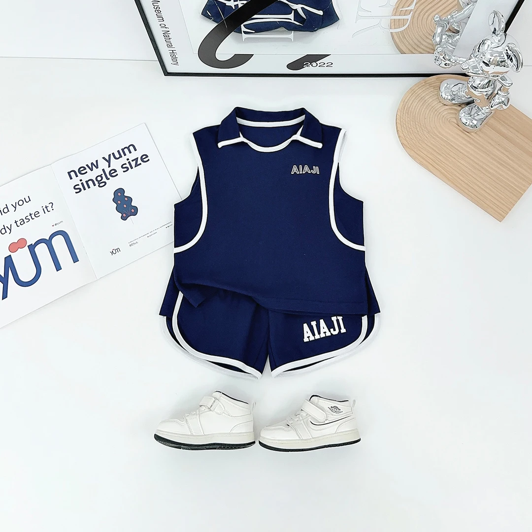 儿童装夏装背心套装无袖男童夏季2025新款 DMC7805 悠悠童话童装