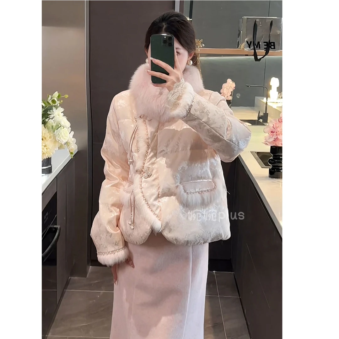 【现货】【婉婉定制】【粉黛佳人】羽绒服（不含毛领）CDW4YRF3310D加厚