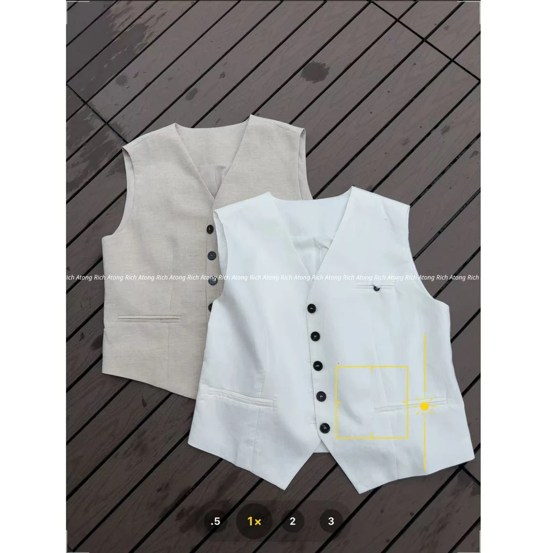 atong/阿彤-【套装马甲】025 自然生长马尼拉麻马甲0508-02