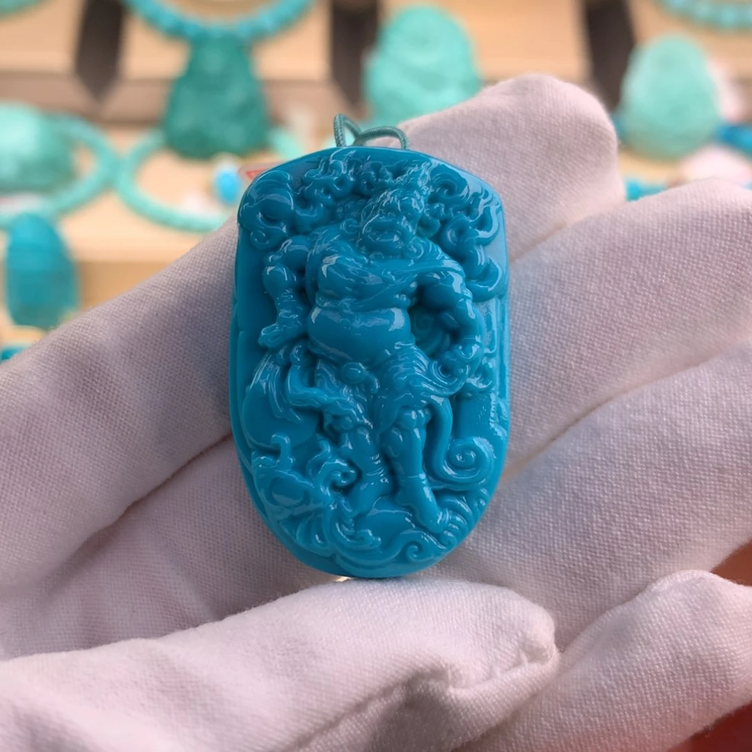 绿松石珠宝奇石未镶嵌