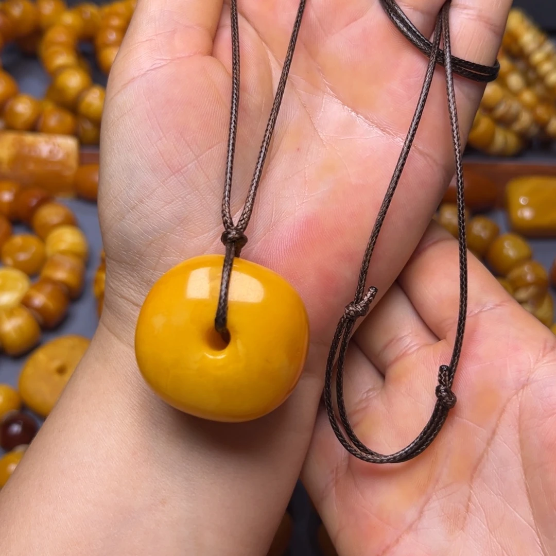 琥珀未镶嵌吊坠(不含链)