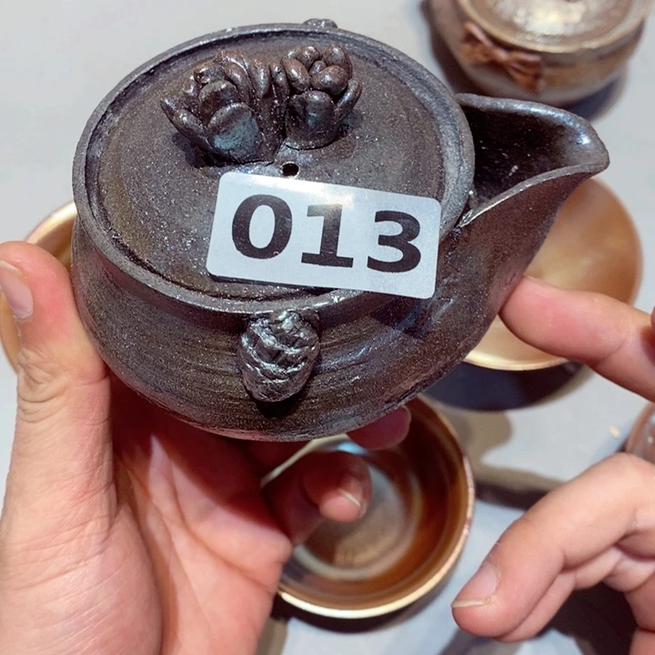 柴烧茶具陶瓷杯子