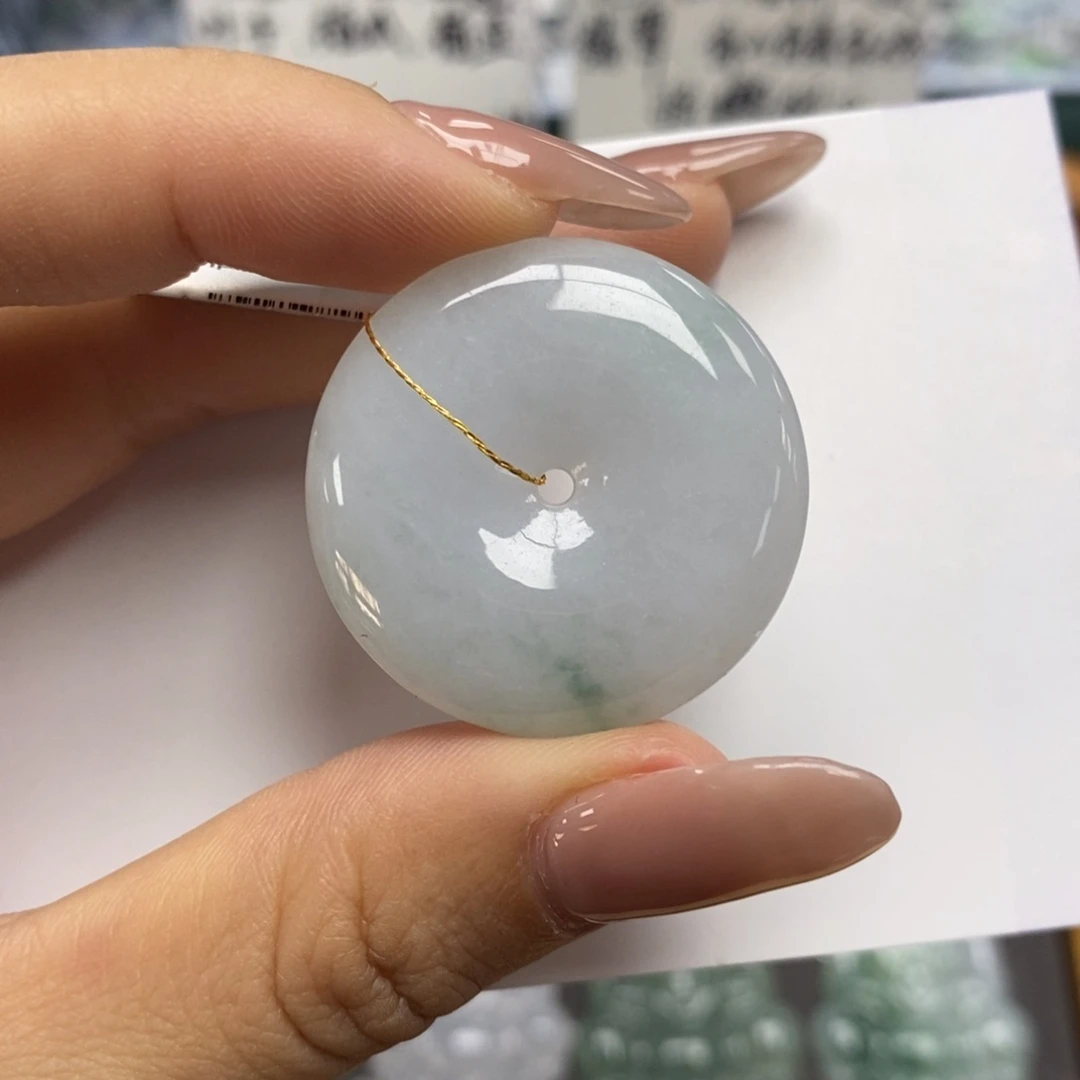 颈饰未镶嵌翡翠平安