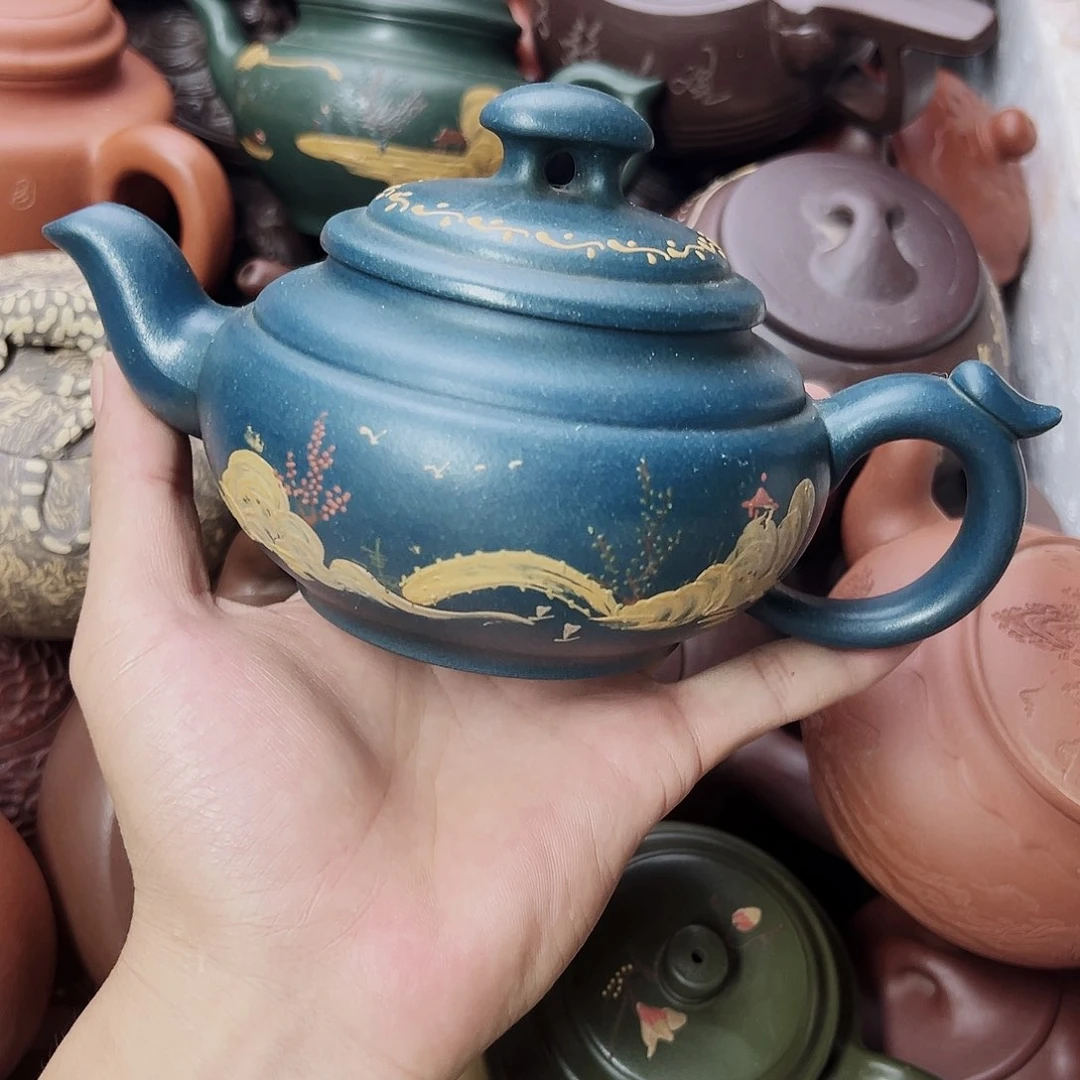茶壶紫砂宜兴原矿紫砂壶300毫升