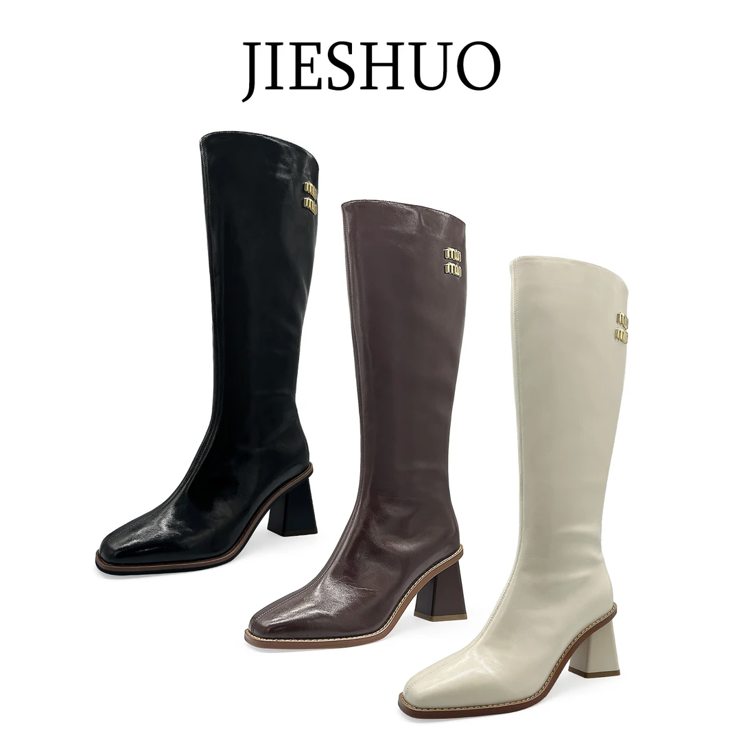 【老板娘夏天】香港JIESHUO时尚潮流时装靴XR1387