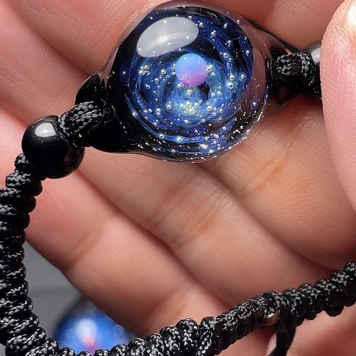立***学琉璃银琉璃手链星空
