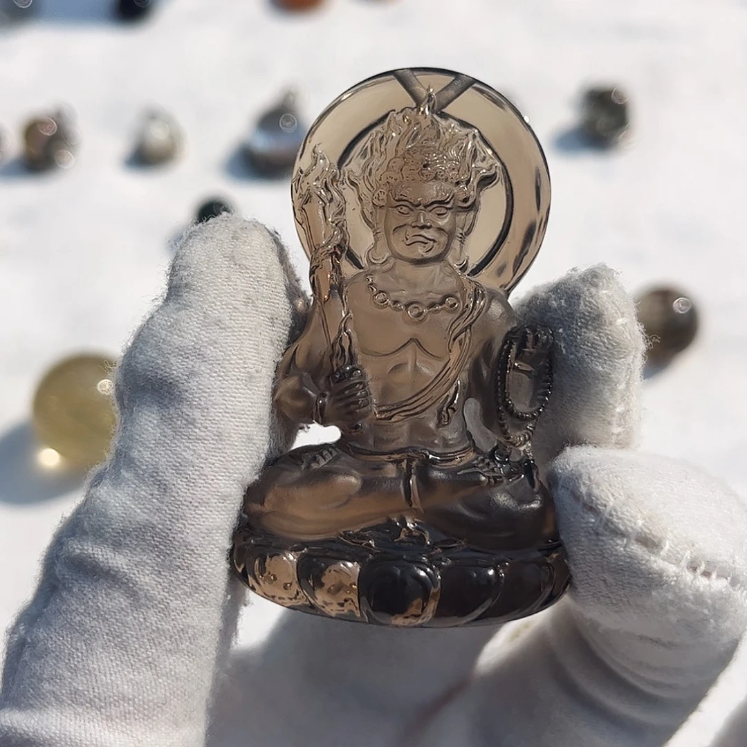 水晶颈饰未镶嵌榴***骨