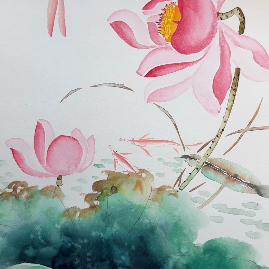 国画国画作品展山水花鸟