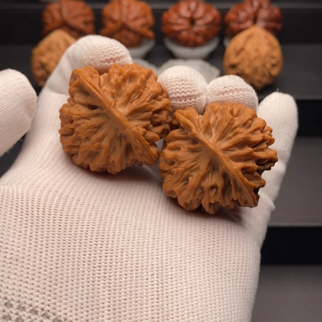 文玩核桃把件41尺全品秦闷