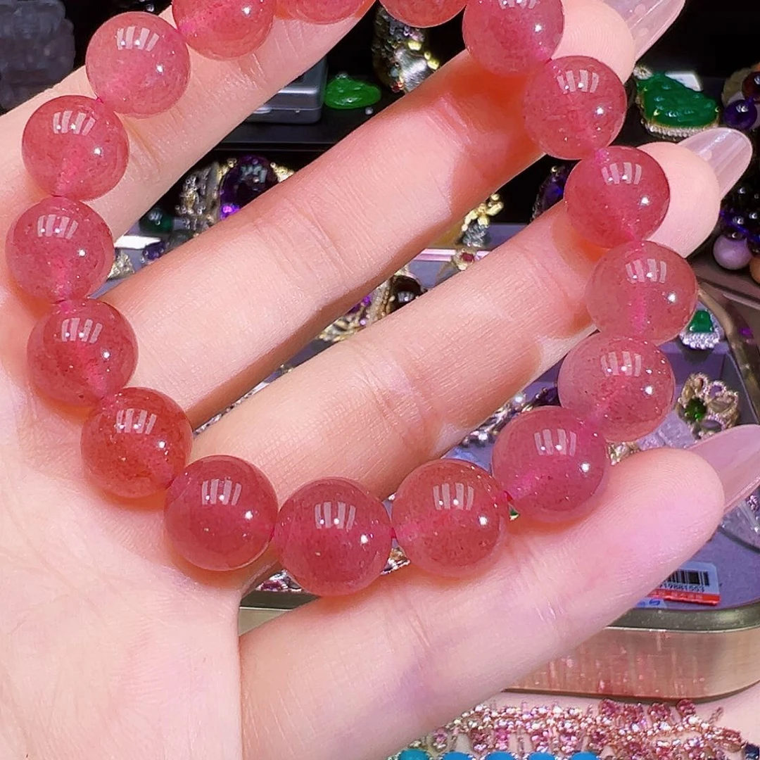 草莓晶未镶嵌水晶