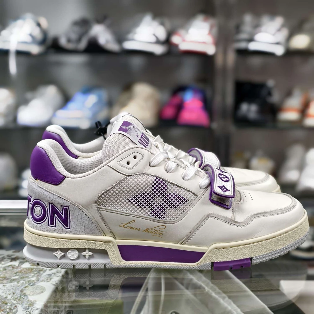 99新 LouisVuitton/路易威登 TRAINER 魔术贴 尺码/42 DY2019