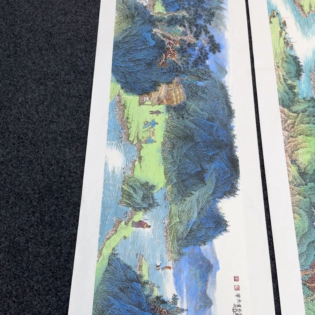 国画国画作品山水花鸟纯手绘