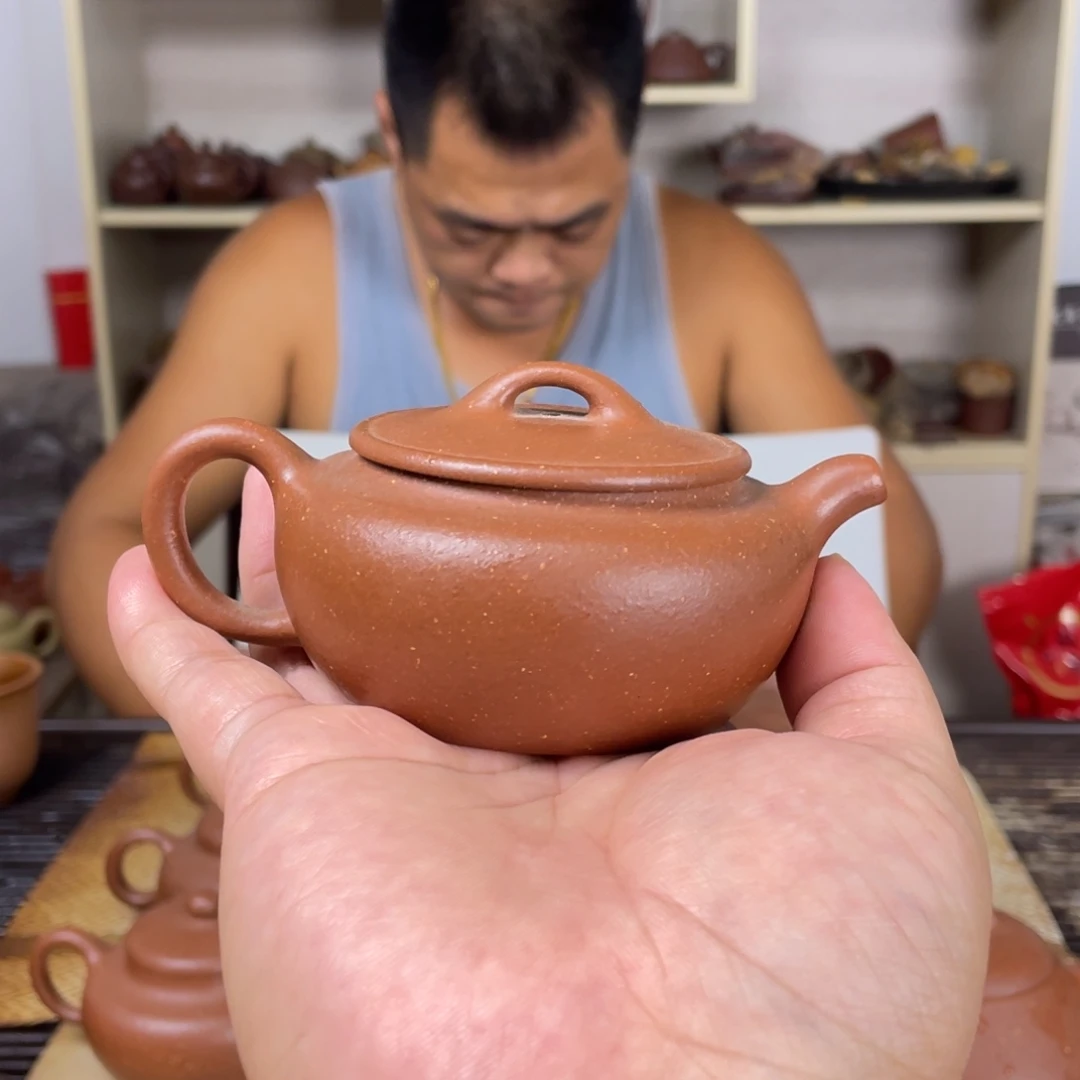 初***$茶壶紫砂降坡扁玉