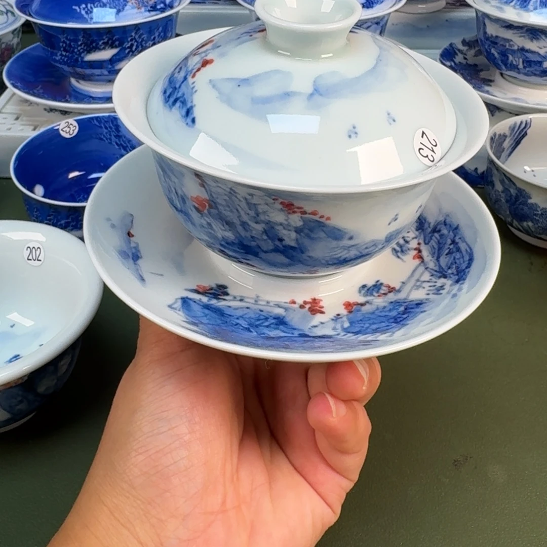 景德镇纯手绘茶具圆圆213