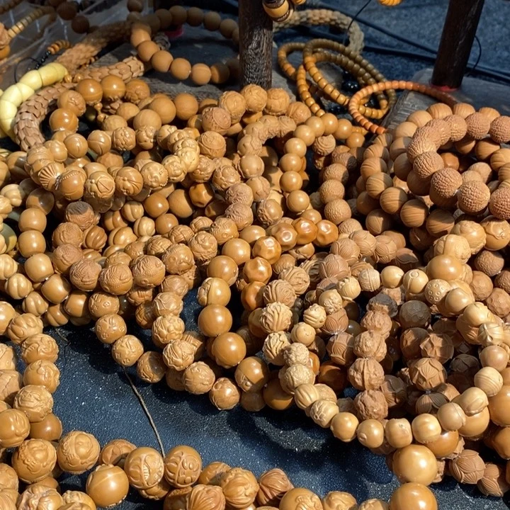 猴头核桃手串k*y10+卡通多宝