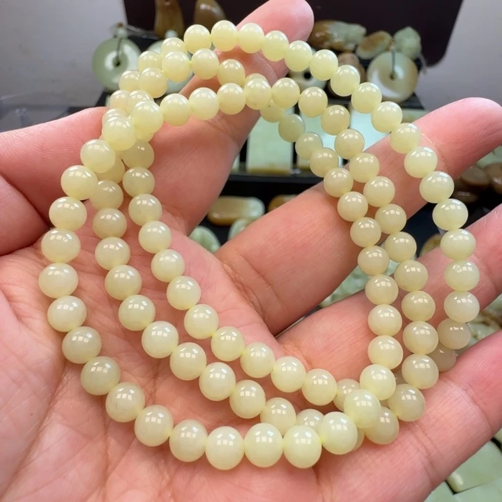 和田玉未镶嵌套链