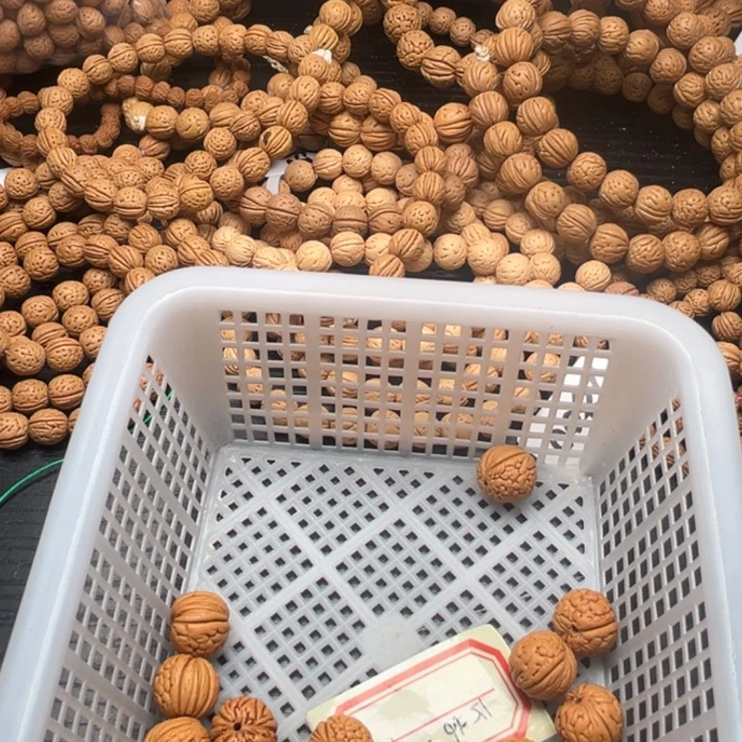 防***漏文玩核桃手串小桃核散籽批发