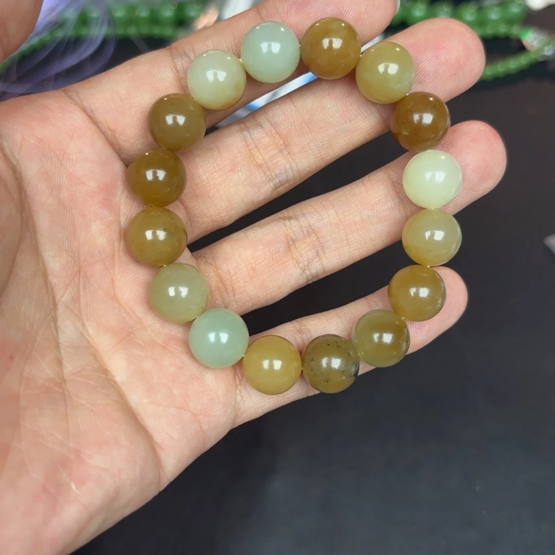 和田玉手串未镶嵌