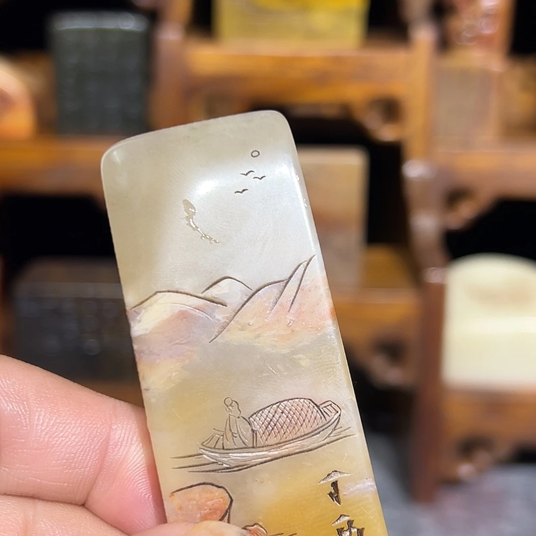 老***枪寿山石印石寿山石雕刻