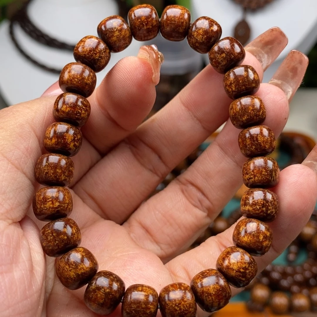 贡木手串/手链贡木8×9血珀火凤凰爆龙