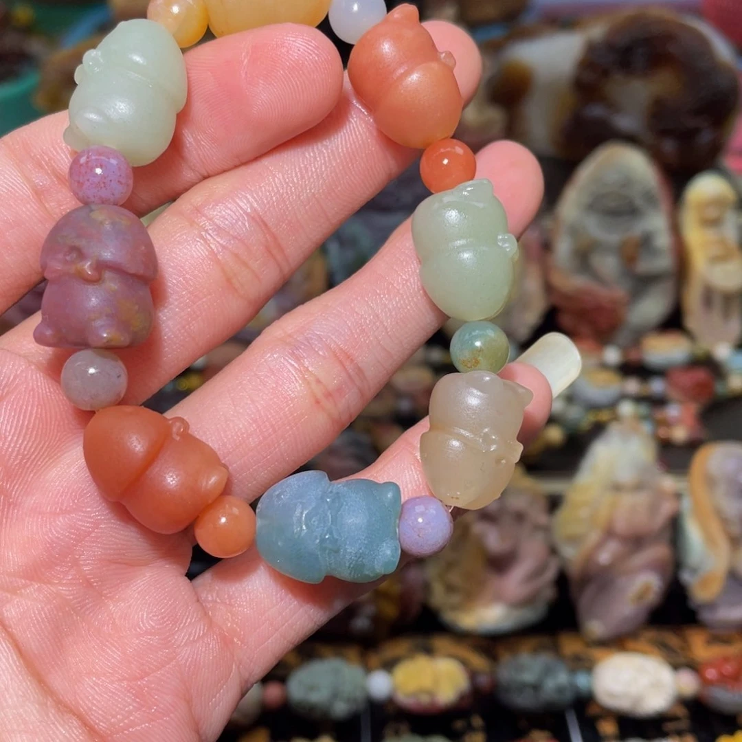 未镶嵌手串石英质玉